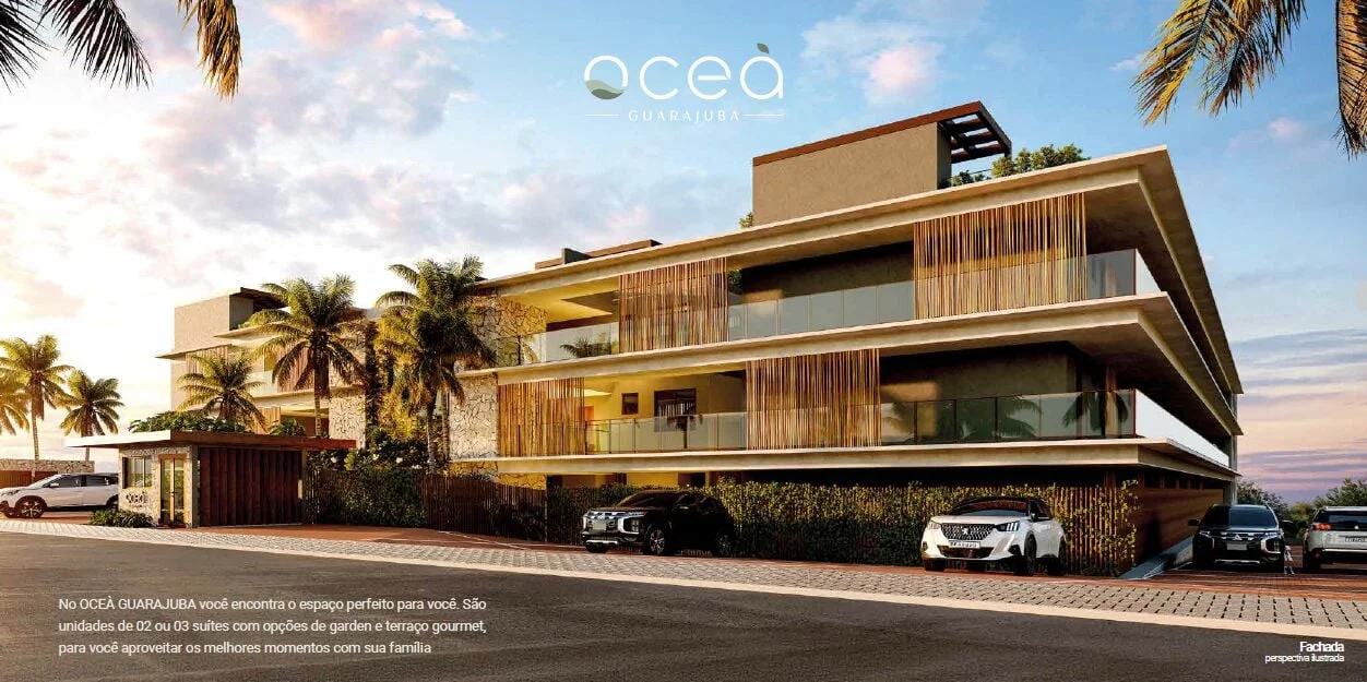 OCEÀ Guarajuba - Oceà Guarajuba | Lançamento de Luxo com 2 e 3 Suítes na Praia