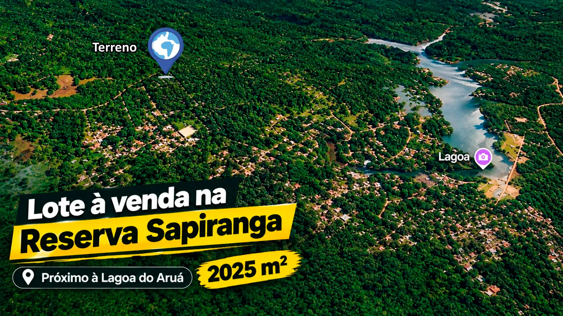 Terreno Exclusivo de 2.025m² na Reserva Sapiranga (Próximo à Lagoa do Aruá) – Oportunidade Única para Incorporação ou Projeto Residencial de Alto Padrão